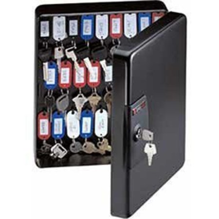 SENTRY SAFE SentrySafe 50 Key Capacity KB-50 Key Box, Key Lock, 0.24 Cu. Ft. Capacity, Black KB50